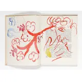 Le rêve fleuri du profil et main rouges - circa 1961 by Marc Chagall, Gouache, sold Nov 2016