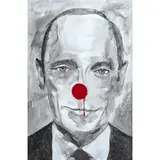 Série de 8 dessins : Les Clowns du G8 by Didier Viodé, 2016, Encre sur papier, sold Nov 2016