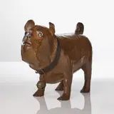Le chien de César by Jean-Jules Chasse-Pot, 2003, Bronze patiné, métal et verre, sold Oct 2016