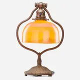 Desk Lamp, Gold Favrile Shade by Tiffany Studios, sold Sep 2017