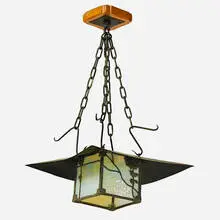 Rare Hanging Lantern by Greene & Greene, sold Sep 2017