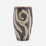 Vase by Guido Gambone, c. 1960, glazed stoneware, sold May 2023