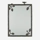 Mirror by Diego Giacometti, c. 1970, patinated bronze, mirrored glass, sold May 2023