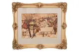 WPA era by James S Hulme, watercolor, offered Dec 2020