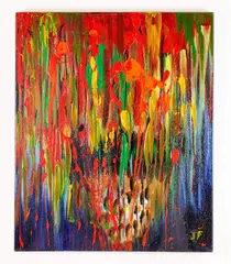 Splatter by John M. Forest, Acrylic on canvas, offered Dec 2020
