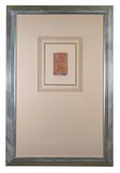 Artist unknown or signature unidentified. "Mala" by Abstract Expressionism, Mixed media on artist board, offered Dec 2020