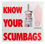Know Your Scumbags by Richard Deagle + Victor Mendolia, lithograph on heavy card stock. 1989, offered Oct 2020