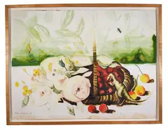 Untitled by Alexis Rockman, Watercolor on paper. 1991, offered Oct 2020