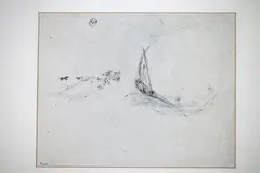 Wave by Fernando Puma, Pen and ink on paper, offered Oct 2020