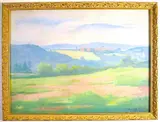 American Impressionist Landscape by Giovanni Battista Troccoli, 1925, Oil on canvas board, offered Oct 2020