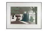 Joan Miro Museum - Barcelona by Barbara Webb, Serigraph. (Camden Printmakers). 1977, offered Oct 2020