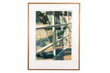 Breezeway #7 by Jane E. Goldman, aquatint, offered Oct 2020