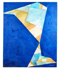 Point of Contact by Robinson Murray, Oil on canvas. 1976, offered Oct 2020