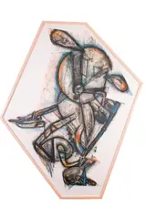 Up Dog by Elizabeth Murray, 1987, Lithograph on fourteen, offered May 2020