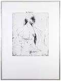 A Nurse by Jim Dine, Watercolor and etching. 1976, offered May 2020