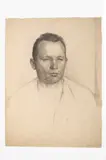 Male Portrait by Irina Igorevna Lavrova, Pencil on paper, offered May 2020