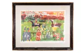 A Day At The Races by Maurice Empi, lithograph, offered May 2020