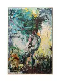 Untitled - Abstract Expressionist by Carl Plansky, oil on linen canvas, sold Dec 2024