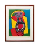 Enfant - 1969 by Karel Appel, screenprint, sold Dec 2024