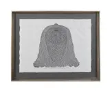 Andy by Jacques Nizdovsky, woodcut on paper, sold Dec 2024