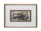 Untitled - Series Escultor - 1975 by Joan Miró, lithograph on paper, sold Dec 2024