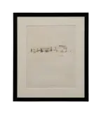 Untitled - Words by Tony Hernandez, mixed media on paper, sold Dec 2024