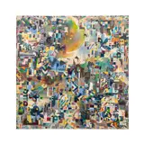 TRT-2976 - 2005 by Eric Mack, mixed media and oil on canvas, sold Dec 2024