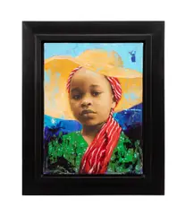 born 1970). 'Short Cake - 2005 by Cedric Smith, oil and mixed media on canvas, sold Dec 2024