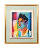Adora by William Tolliver, lithograph, sold Dec 2024