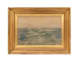 The Baltic by William Lionel Wyllie, watercolor on paper laid to board, sold Jan 2025