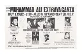 Extravaganza Poster by Muhammad Ali, ink inscription, sold Jan 2025