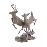 Deer" - 1989 by Mark Hopkins, bronze 184 / 2500, sold Jan 2025