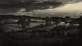 Untitled by Asa Chaffetz, wood engraving on paper "Clearing Off- Connecticut Valley", sold Oct 2018
