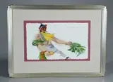 Native American Dancer by Sari Staggs, Watercolor Painting, sold Oct 2018