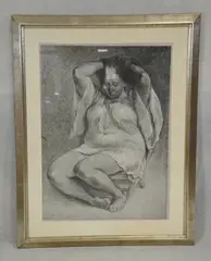 Sylvia by Francisco Zúñiga, Lithograph, sold Oct 2018