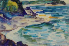 Untitled by Beatrice Whitney Van Ness, Watercolor, sold Oct 2018