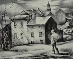 From Studio Hill by G. Ralph Smith, Lithograph, sold Oct 2018