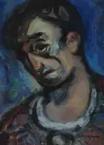 Portrait Painting by G. Ralph Smith, Mixed Media On Paper, sold Oct 2018