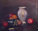 still life painting by Scott Carbee, oil on canvas, sold Apr 2021