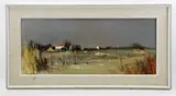 En Camargue (France) 1967 by Renee Yolande Hauser, oil on board, sold May 2023