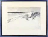 Sunlit Dunes by Stow Wengenroth, lithograph, sold Jun 2023