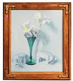 Orchids by Jane Peterson, oil on canvas, sold Jun 2023