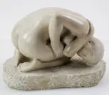 Untitled by Felipe Castaneda, marble female nude, sold Jun 2023