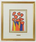 Squash Blossoms by Alexander Calder, 1973, lithograph on wove paper, sold Jun 2023