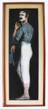 Marcel Marceau by Arbit Blatas, oil on board, sold Jun 2023