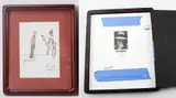 All We Need Is by John Lennon, ink on art card, sold Jun 2023