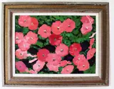 Petunias by Jane Peterson, oil on canvas, sold Jun 2023