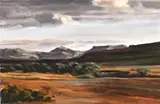 Extensive Highveld Landscape by Jaco Benade, 2015, oil on canvas, sold Nov 2021