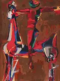Edition Olympia by Marino Marini, lithograph, sold Nov 2021