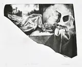 Still Life Fragment by Peter van Straten, lithograph, sold Nov 2021